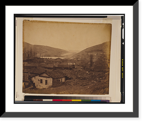 General view of Balaklava, the hospital on the right - 2 Classic, Vintage Poster
