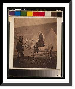 Lieut. Gen. The Honorable Sir J.Y. Scarlett, KCB., & Colonel Low(e), Antique Print