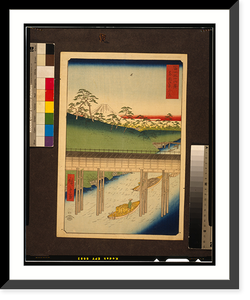 Historic Framed Print, Tōto ochanomizu.Hiroshige ga.,  17-7/8" x 21-7/8"