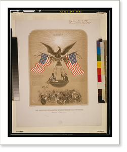 Vintage Americana Print - Boston - The American Declaration (2)