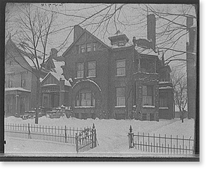 Vintage Building Photo - Detroit, Michigan - Residence of Hervie Wetzel