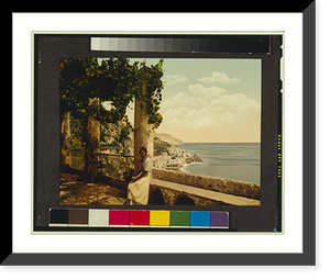Amalfi, from the Capuccini, Naples, Italy, Vintage Wall Art