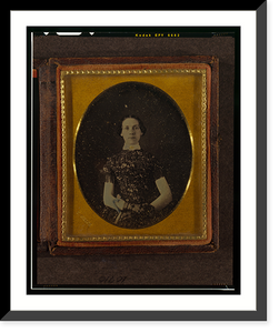 Historic Framed Print, [Unidentified woman, half-length portrait, facing front] - 2,  17-7/8" x 21-7/8"