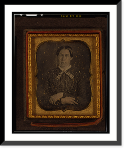 Historic Framed Print, [Unidentified woman, half-length portrait, facing front] - 4,  17-7/8" x 21-7/8"