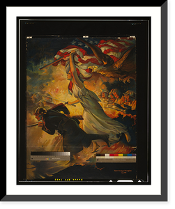 Carry on! Buy Liberty Bonds to your utmost.Edwin Howland Blashfield. - 2, Antique Poster