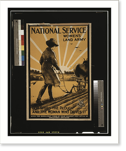 Antique Military - National Service Women's Land Army