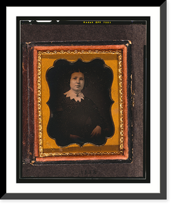 Historic Framed Print, [Unidentified woman, half-length portrait] - 2,  17-7/8" x 21-7/8"