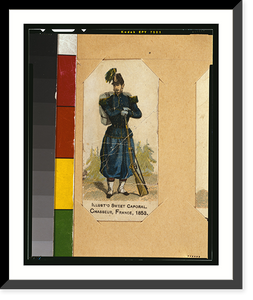 Historic Framed Print, Chasseur, France, 1853,  17-7/8" x 21-7/8"