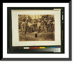 First party of Boundary Commission prepared to embark at Esquimalt for the Frazer River, British Columbia, Vintage Print