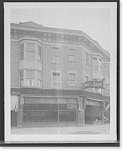 Vintage Landscape - Detroit - Mich., Dime Savings Ban k