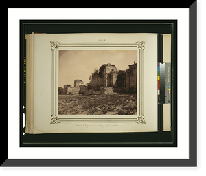 Historic Framed Print, [The Tekfur Sarayi (palace)].Constantinople, Abdullah Fr&egrave;res. - 2,  17-7/8" x 21-7/8"