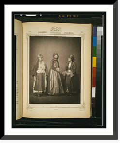 Antique Portrait - Studio portrait of models wearing traditional (3)