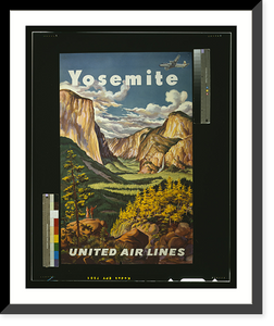 Yosemite. United Air Lines, Historic Reproduction