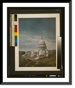 Alterations to the United States Capitol, Washington, D.C. Rendering.Kirwan '60. Classic, Antique Wall Art