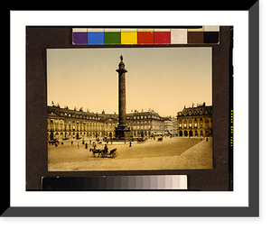 Historic Framed Print, [Place Vendome, Paris, France],  17-7/8" x 21-7/8"