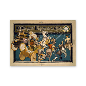 Hitch your wagon to a star. J.C. Leyendecker, Vintage Wall Art