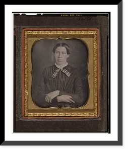 Historic Framed Print, [Unidentified woman, half-length portrait, facing front] - 5,  17-7/8" x 21-7/8"