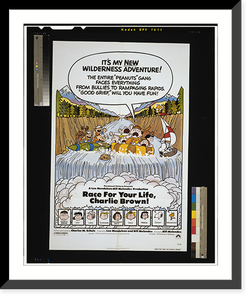 Race for your life, Charlie Brown!, Vintage Wall Art