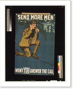 Historic Photo Print - Send more men - Vintage Wall Art Gift