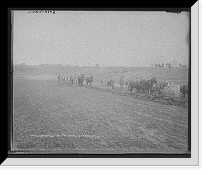 Historic Framed Print, Excavating for new reservoir at Slater, Mo. - 2,  17-7/8" x 21-7/8"