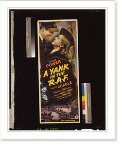 Antique Photo Print - A Yank in the R.A.F - Historic Wall Art Gift