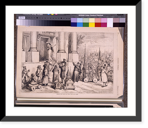 Church and state - No Union upon any terms.Th. Nast. - 2, Antique Print