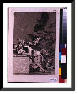 Antique Photo Print - El sueño de la razon produce monstros