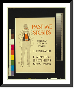 Pastime stories by Thomas Nelson Page.Edward Penfield. Classic, Historic Print