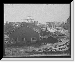 Historic Framed Print, Great Lakes Engineering Works, St. Clair, Mich. - 5,  17-7/8" x 21-7/8"