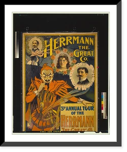 Historic Photo Print - Herrmann the Great Co - Vintage Home Decor Print