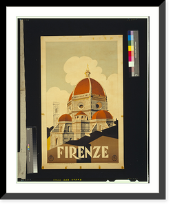 Historic Framed Print, Firenze - 2,  17-7/8" x 21-7/8"