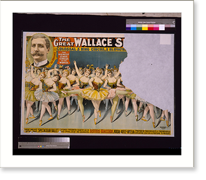 Vintage Photo Print - Circus & Carnival - The great Wallace shows
