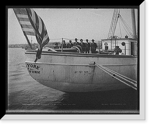 Historic Framed Print, Group of pilots of steam pilot boat New York,  17-7/8" x 21-7/8"