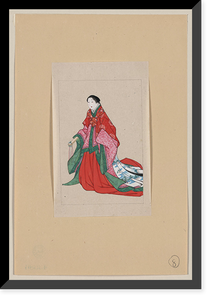 Historic Framed Print, [Japanese drawing] - 248,  17-7/8" x 21-7/8"