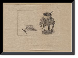 Historic Framed Print, [Japanese drawing] - 253,  17-7/8" x 21-7/8"