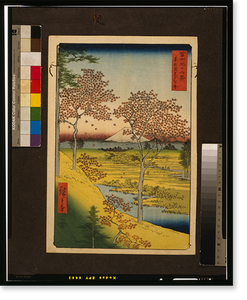 Antique Architecture - Toto Meguro Yuhi no kei. Hiroshige ga