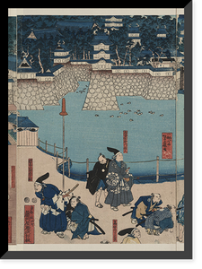 Historic Framed Print, [Japanese Ukiyo-e print] - 101,  17-7/8" x 21-7/8"