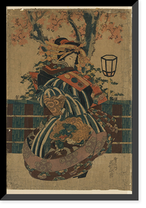 Historic Framed Print, [Japanese Ukiyo-e print] - 114,  17-7/8" x 21-7/8"