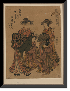 Historic Framed Print, [Japanese Ukiyo-e print] - 193,  17-7/8" x 21-7/8"