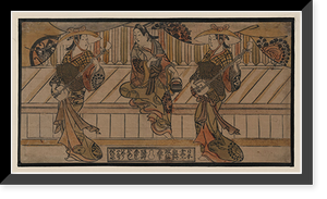 Historic Framed Print, [Japanese Ukiyo-e print] - 261,  17-7/8" x 21-7/8"