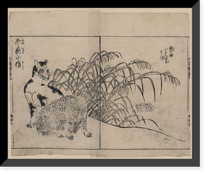 Historic Framed Print, [Japanese Ukiyo-e print] - 279,  17-7/8" x 21-7/8"