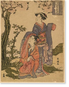 Antique Photo Print - Japanese Ukiyo-e print - Vintage Home Decor Print (2)