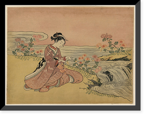 Historic Framed Print, [Japanese Ukiyo-e print] - 357,  17-7/8" x 21-7/8"