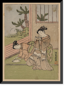 Historic Framed Print, [Japanese Ukiyo-e print] - 368,  17-7/8" x 21-7/8"