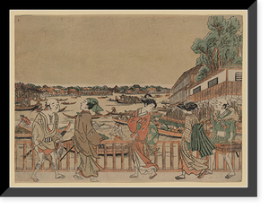 Historic Framed Print, [Japanese Ukiyo-e print] - 373,  17-7/8" x 21-7/8"