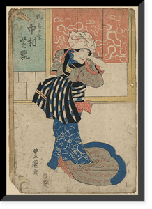 Historic Framed Print, [Japanese Ukiyo-e print] - 425,  17-7/8" x 21-7/8"