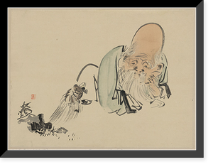 Historic Framed Print, [Japanese Ukiyo-e print] - 457,  17-7/8" x 21-7/8"