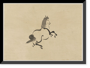 Historic Framed Print, [Japanese Ukiyo-e print] - 460,  17-7/8" x 21-7/8"