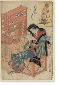 Antique Photo Print - Japanese Ukiyo-e print - Framed Wall Art Gift (2)