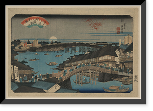 Historic Framed Print, [Japanese Ukiyo-e print] - 514,  17-7/8" x 21-7/8"